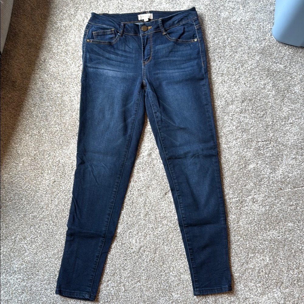 Altar'd State Blue Skinny Jeans Sleek Fit